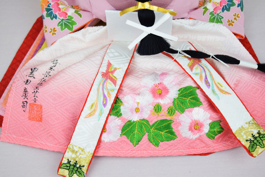 例 8月誕生花芙蓉 裳袴 例 8月誕生花芙蓉 裳袴